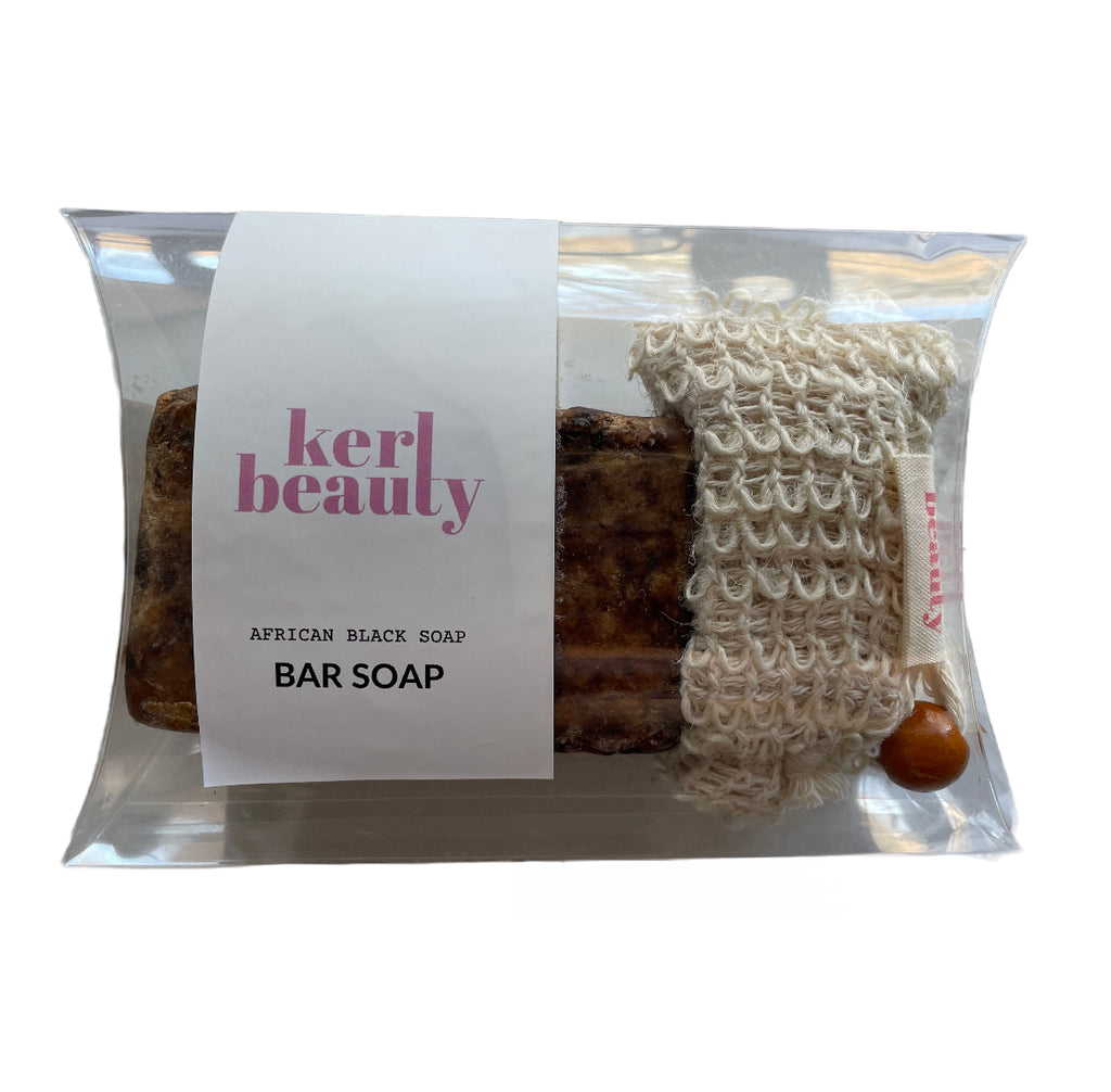 Shea Butter + Black Soap with Cloth Bag