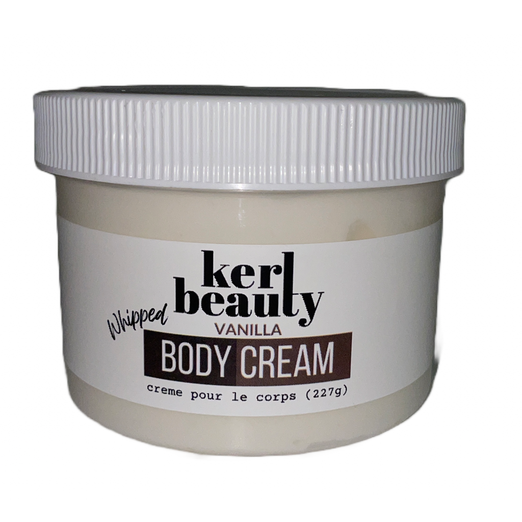 natural coconut vanilla body cream - safe for sensitive skin