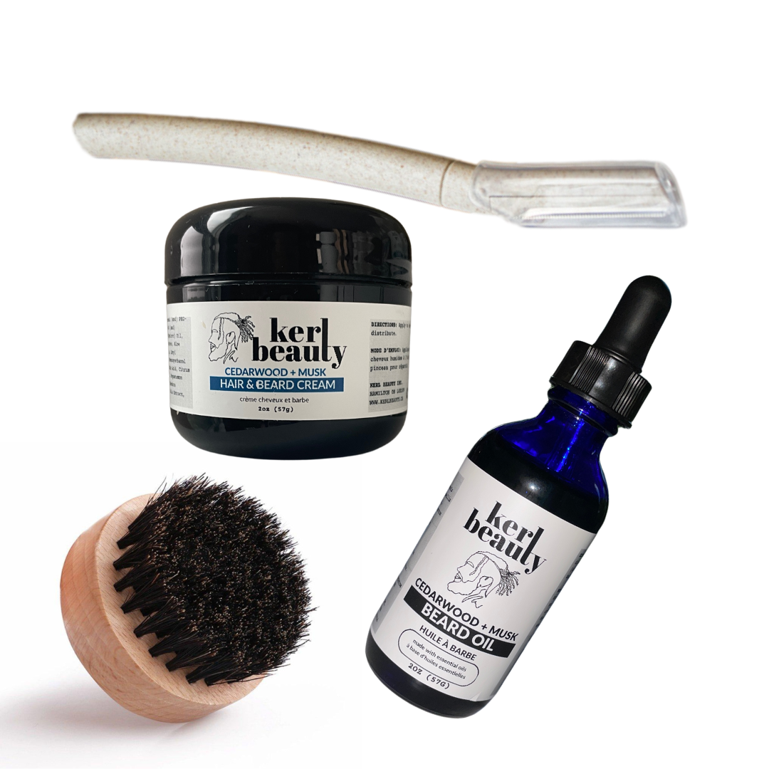 Cedarwood + Musk Hair & Beard Kit