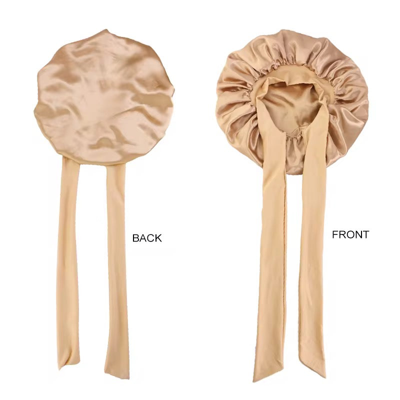 Satin Bonnet (with Tie)